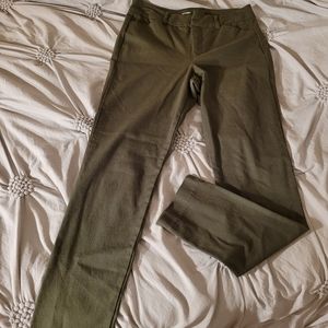 Old Navy olive green dress pants